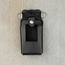 Load image into Gallery viewer, Leather Radio Carrier (w Window for Screen)