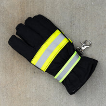 Load image into Gallery viewer, Heavy-Duty Firefighter Turnout Gear Glove Strap w/ Reflective Strap
