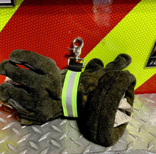 Load image into Gallery viewer, Heavy-Duty Firefighter Turnout Gear Glove Strap w/ Reflective Strap